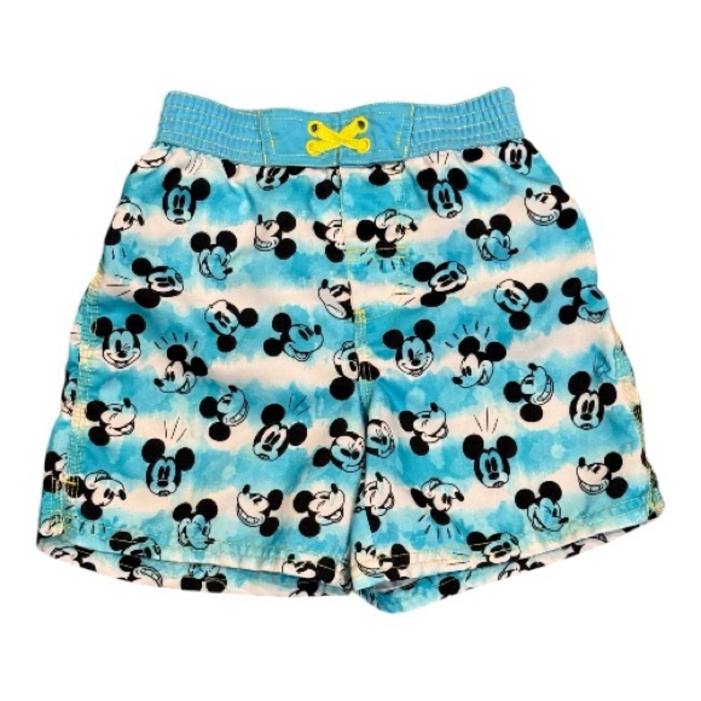 Disney Store Blue Mickey Mouse Swim Trunks
